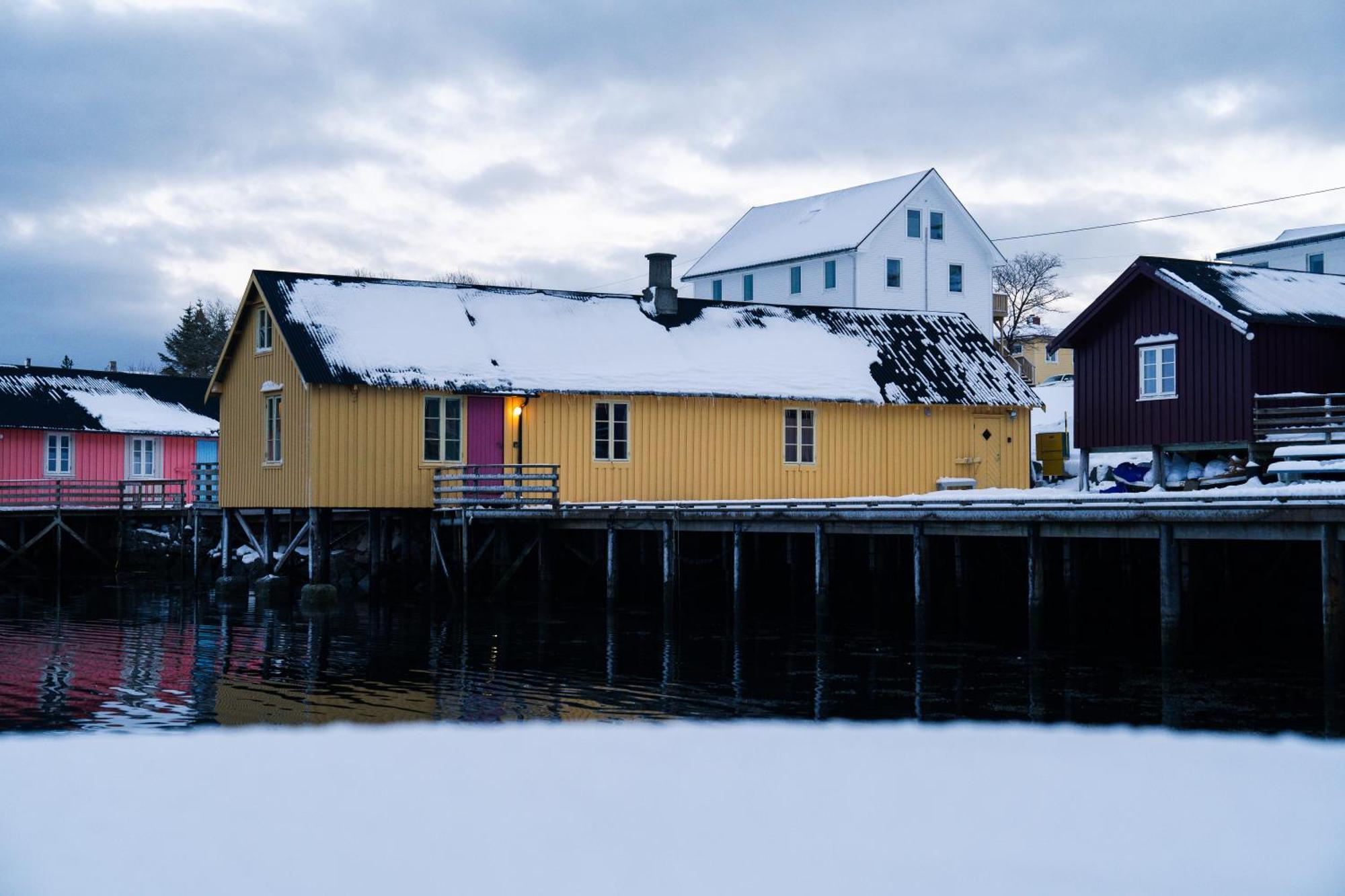 Kraemmervika Rorbuer - Rustic Cabins In Lofoten Ballstad Exteriör bild