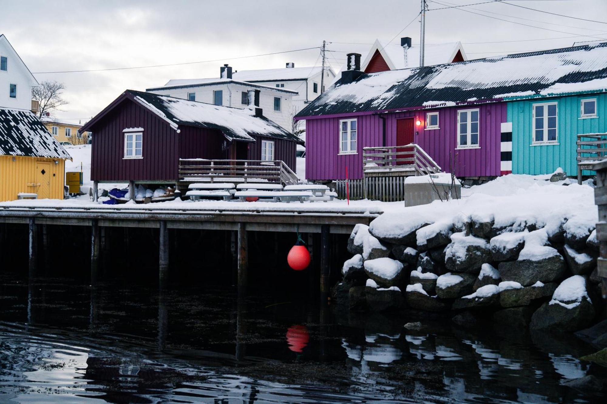Kraemmervika Rorbuer - Rustic Cabins In Lofoten Ballstad Exteriör bild