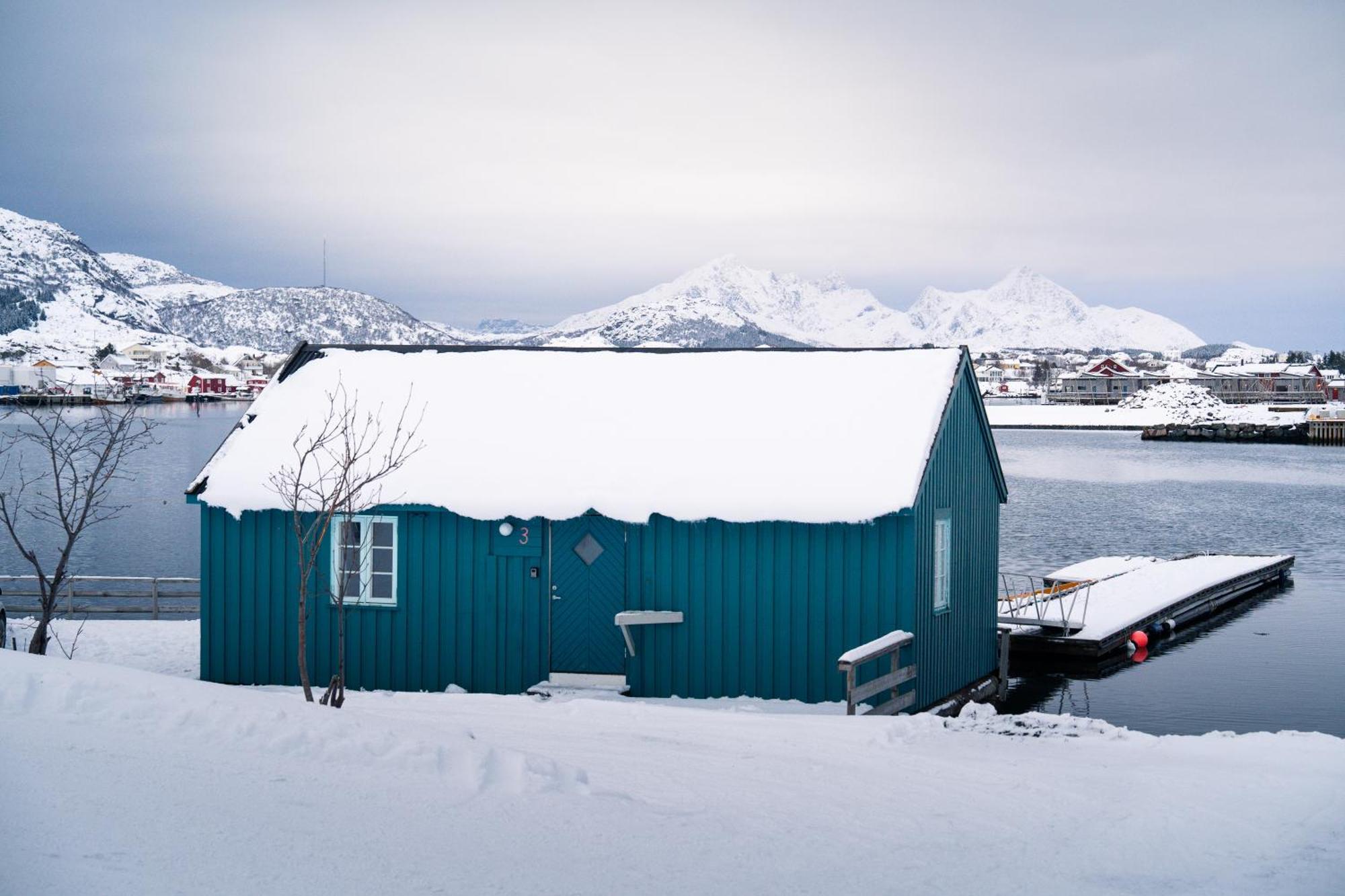 Kraemmervika Rorbuer - Rustic Cabins In Lofoten Ballstad Exteriör bild